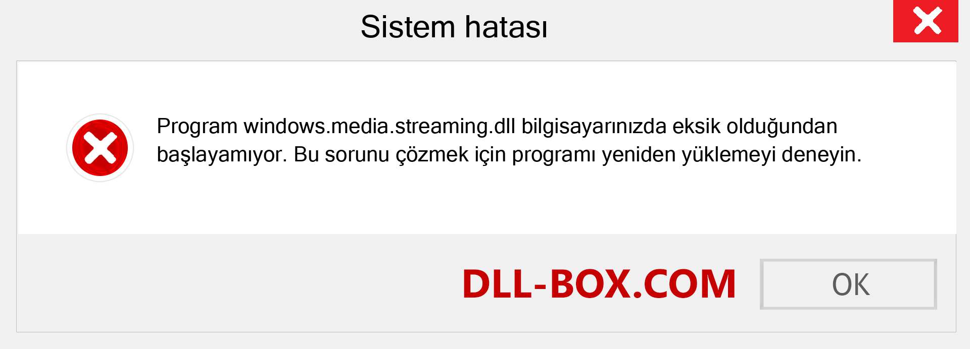 windows.media.streaming.dll dosyası eksik mi? Windows 7, 8, 10 için İndirin - Windows'ta windows.media.streaming dll Eksik Hatasını Düzeltin, fotoğraflar, resimler